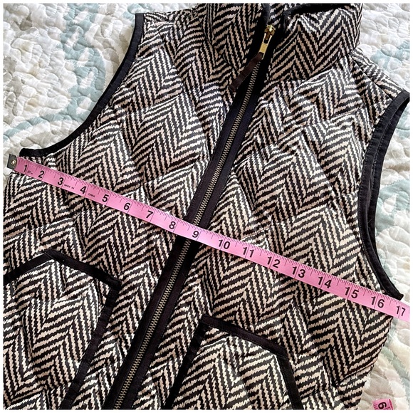 J. Crew 2012 Quilted Puffer Herringbone Vest XXS - Picture 15 of 15